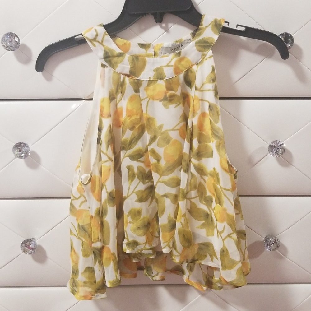 Lemon Halter Top